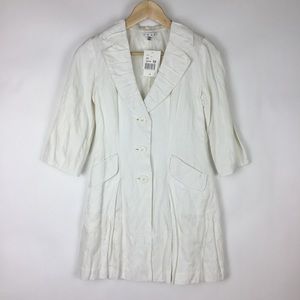 NEW CABI ARTIST COAT 3/4 SLEEVES NWT, XS